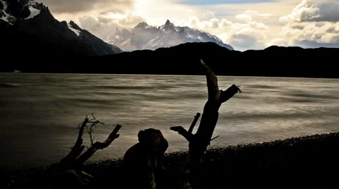 Mountain Lake Stock Footage 6121018