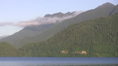 Mountain Lake Stock Footage 8906521