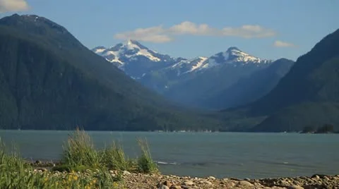 Mountain lake Stock Footage 10751243