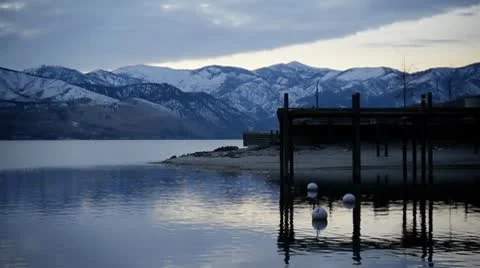 Mountain Lake Video stock 10759227