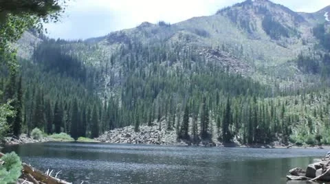 Mountain lake Stock Footage 11631763
