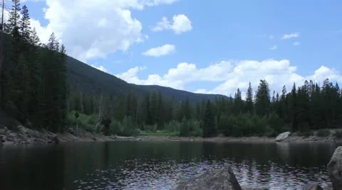 Mountain lake Stock Footage 11631838