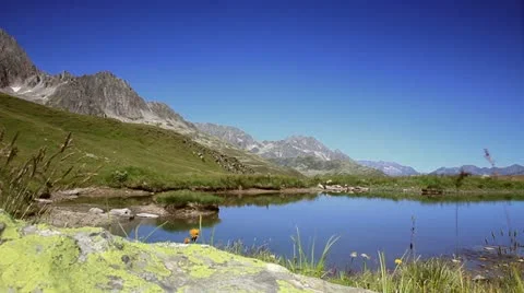 Mountain lake Video stock 11749452