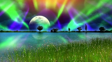 Mountain lake Stock Footage 20447567