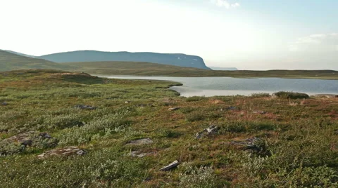 Mountain Lake Stock Footage 42641571