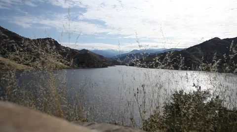 Mountain Lake Stock Footage 44265626