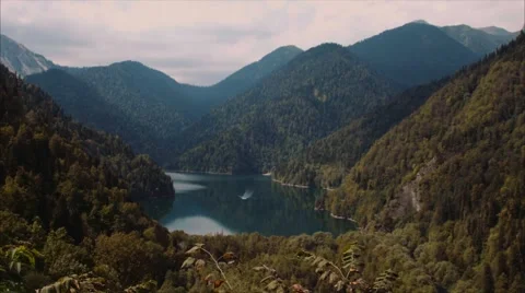 Mountain Lake Stock Footage 68018754