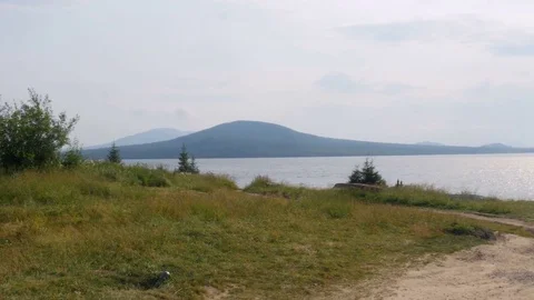 Mountain Lake Video stock 80044057