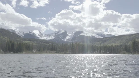 Mountain Lake Stock Footage 85571599
