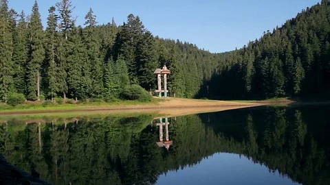 Mountain lake Stock Footage 97465595