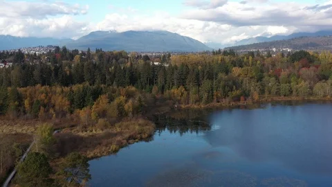 Mountain Lake Stock Footage 98420700