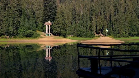 Mountain lake Stock Footage 98756121