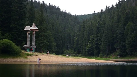 Mountain lake Stock Footage 99656013