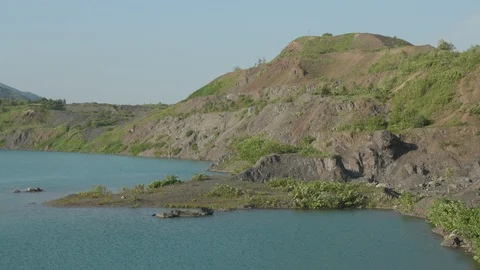 Mountain lake with Stock Footage 117831480