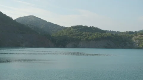 Mountain lake with Stock Footage 117831484