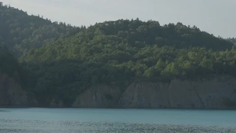 Mountain lake with Stock Footage 117831730