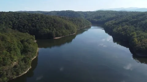 The mountain lake Stock Footage 255976570