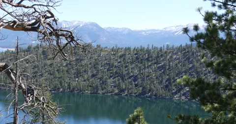 Mountain Lake Landscape Stock Footage 48753248