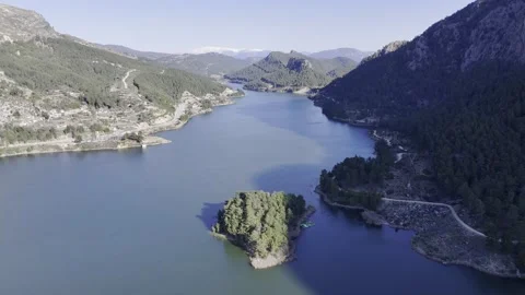 Mountain lake landscape Stock Footage 301554296
