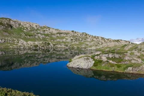 Mountain lake Stock Photos