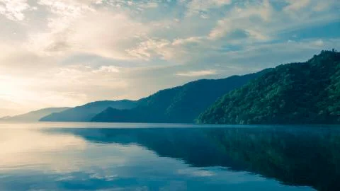 Mountain lake Stock Photos
