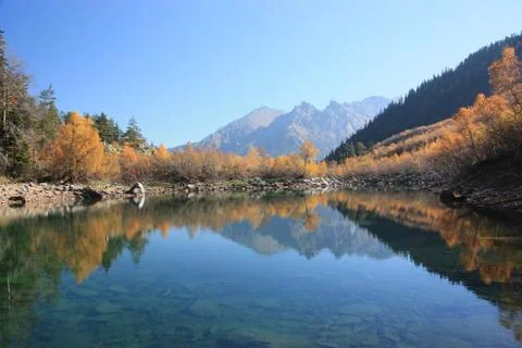 Mountain Lake Foto stock