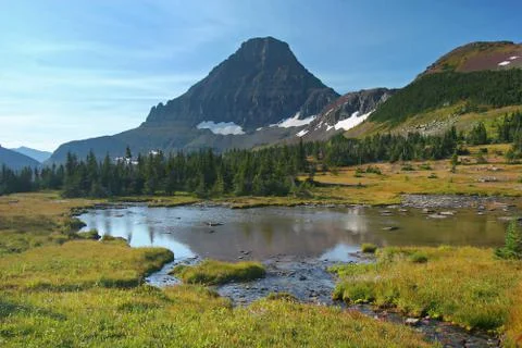 Mountain lake Stock Photos