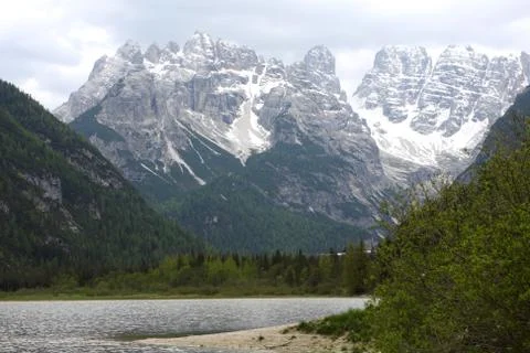Mountain lake Stock Photos