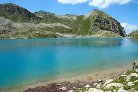Mountain lake Stock Photos
