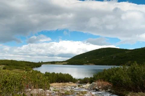 Mountain lake Stock Photos