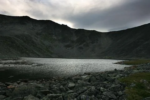 Mountain lake Stock Photos