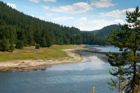 Mountain lake Stock Photos