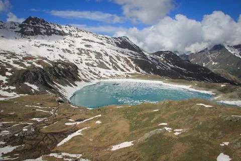 Mountain lake Stock Photos