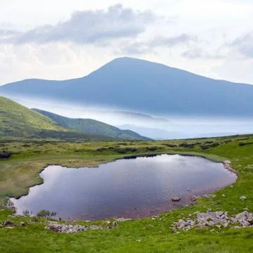 Mountain lake Stock Photos