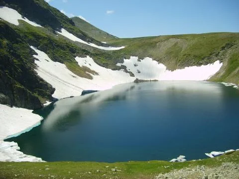 Mountain lake Stock Photos