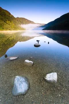 Mountain lake Stock Photos
