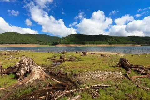 Mountain lake Stock Photos