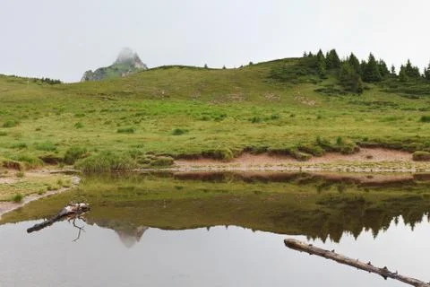 Mountain lake Stock Photos