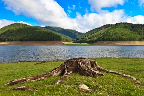 Mountain lake Stock Photos