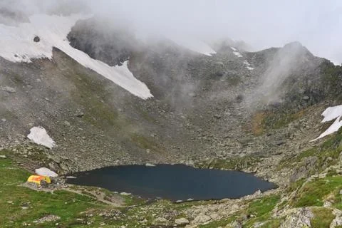 Mountain lake Stock Photos