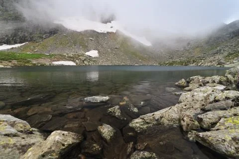 Mountain lake Stock Photos
