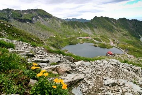 Mountain lake Stock Photos