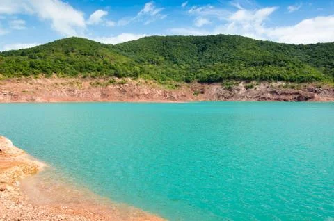 Mountain lake Stock Photos