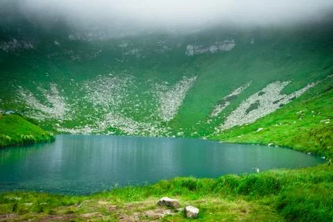 Mountain lake Stock Photos