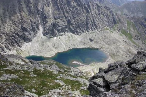 Mountain lake Stock Photos