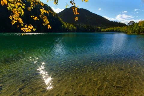 Mountain lake Stock Photos