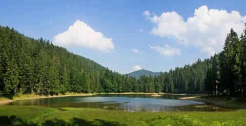 Mountain lake Stock Photos