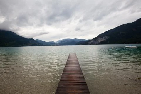 Mountain lake. Stock Photos