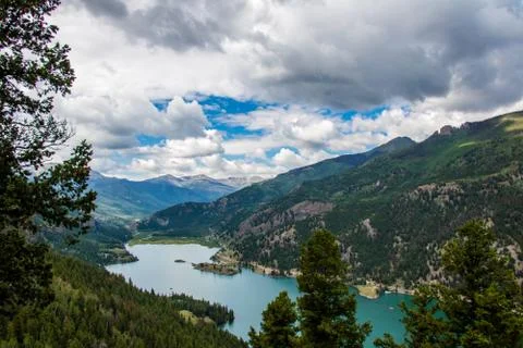 Mountain lake Stock Photos