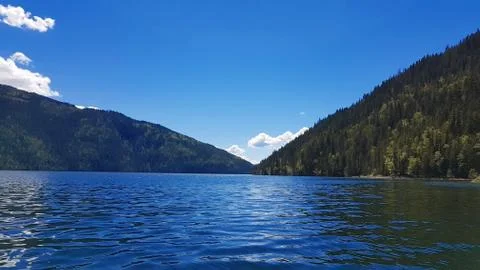 A Mountain Lake Fotos de archivo